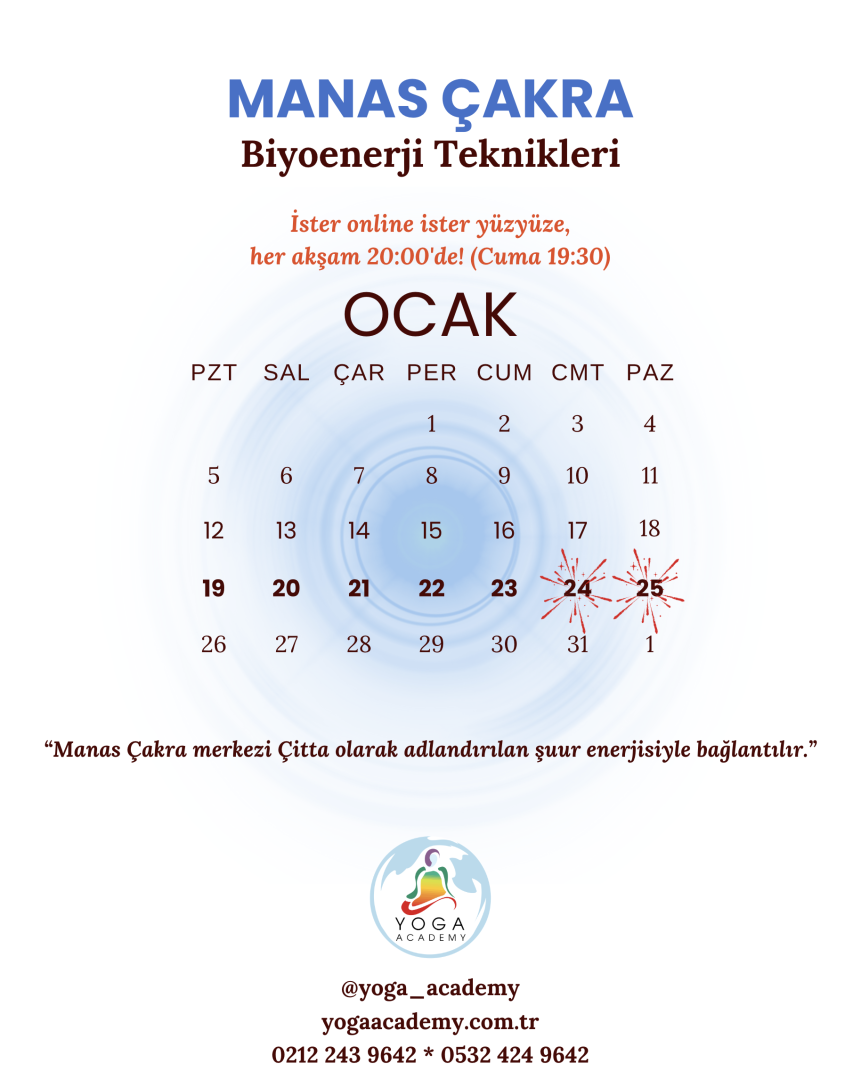 ÇAKRA ÇALIŞMALARI